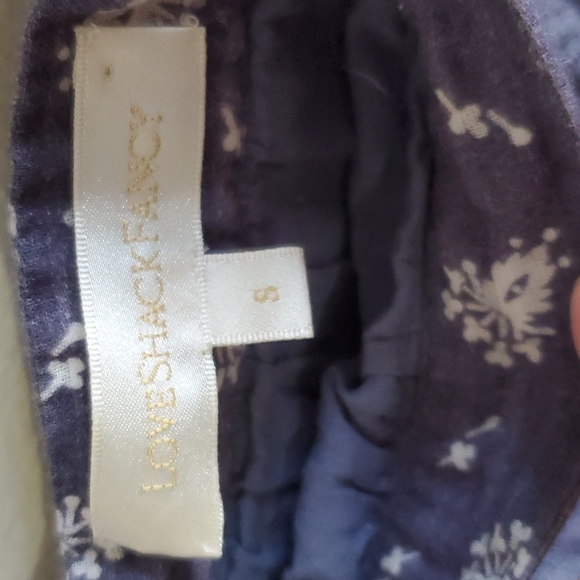 Rare Loveshackfancy Blue Floral Maxi Skirt womens size small cotton - Picture 3 of 6